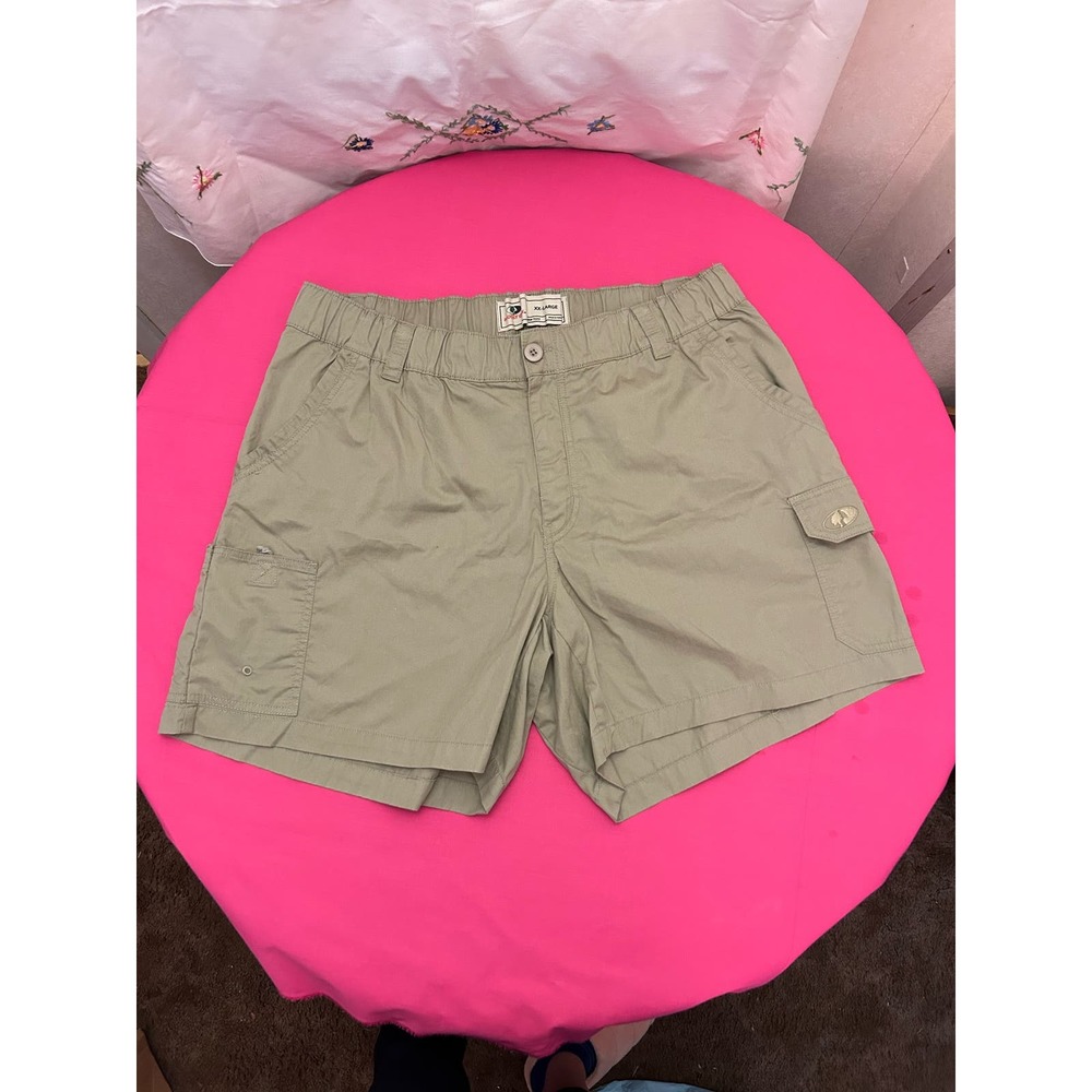 Men’s Mossy Oak Khaki Cargo Shorts - Size XXL